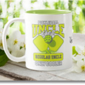 Pickleball Oom Zoals Regular Oom Alleen Cooler Tweekleurige Koffiemok