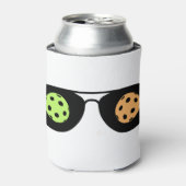 Pickleball op mijn geest (zonnebrillen + ballen) blikjeskoeler (Blikje Voorkant)
