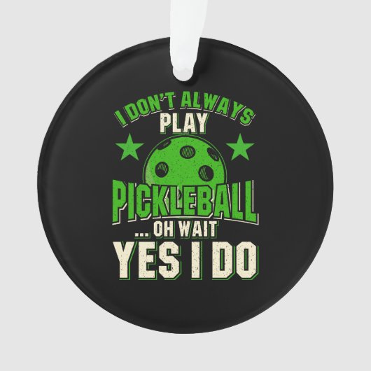 Pickleball Ornament (voorkant)