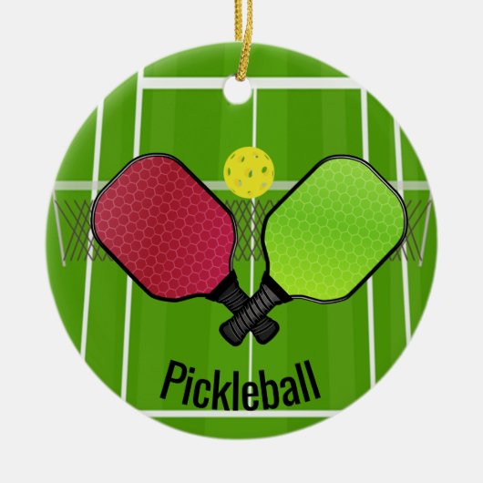 Pickleball Ornament (Voorkant)