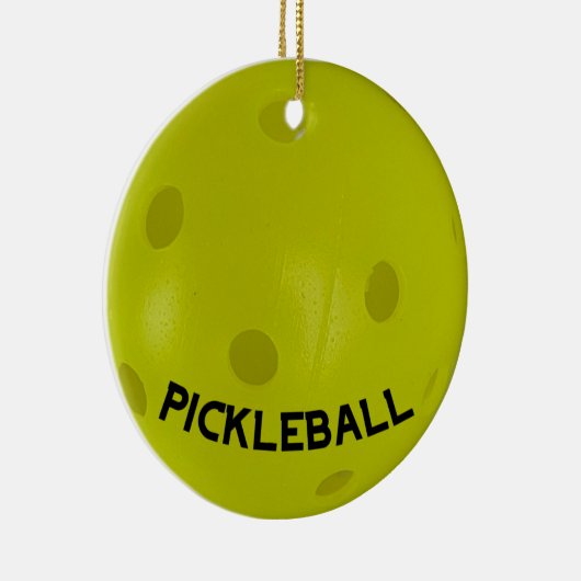 Pickleball Ornament for the Tree (Rechts)