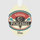 Pickleball Ornament -  ontwerp (voorkant)