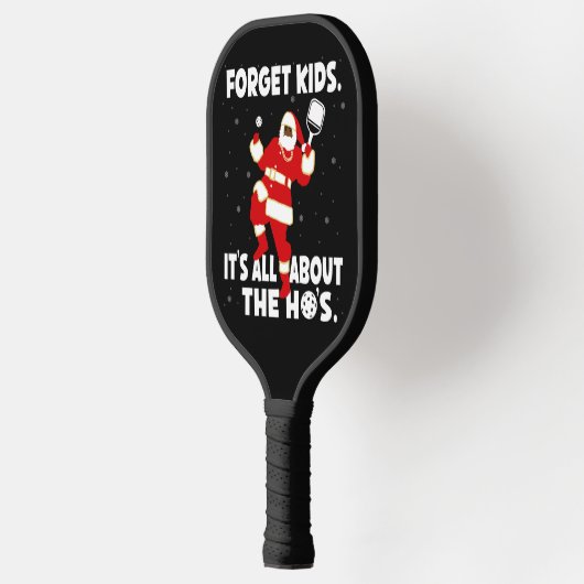 Pickleball over de druiloor Santa Black Pickleball Paddle (Links)