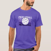 Pickleball paars Pickleball T-Shirt (Voorkant)