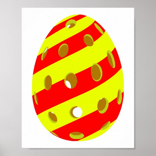 Pickleball Paasei Poster (Voorkant)