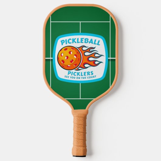 Pickleball Paddle (Achterkant)