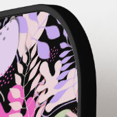 Pickleball Paddle : Abstract Leaves (black/green) (Links Detail)