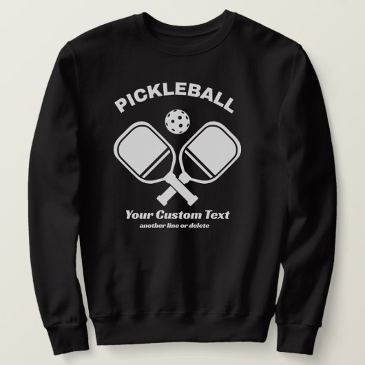 Pickleball Paddle & Ball Custom Trui (Design voorkant)