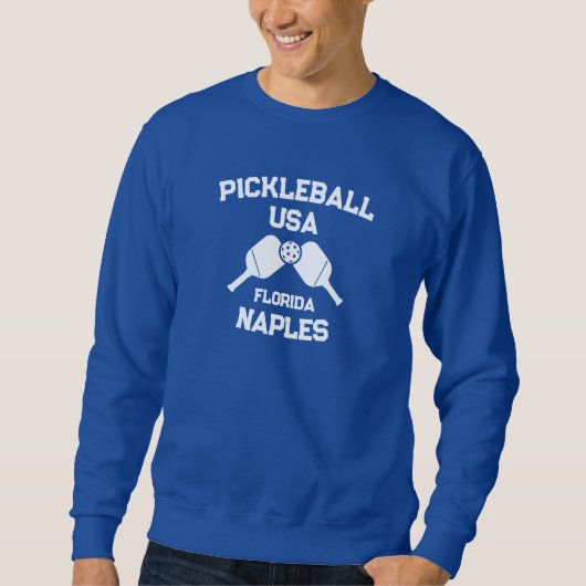Pickleball Paddle Ball Naples Florida Verenigde St Trui (Voorkant)