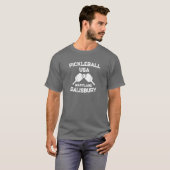 Pickleball Paddle & Ball Salisbury Maryland op maa T-shirt (Voorkant volledig)