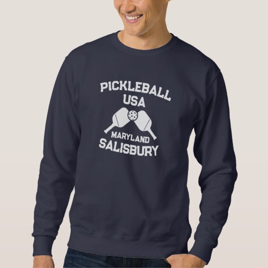 Pickleball Paddle & Ball Salisbury Maryland op maa Trui (Voorkant)