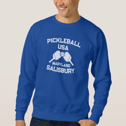 Pickleball Paddle & Ball Salisbury Maryland op maa Trui (Voorkant)