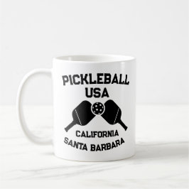 Pickleball Paddle Ball Santa Barbara CA Custom Koffiemok