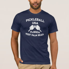 Pickleball Paddle Ball West Palm Beach Verenigde S T-shirt