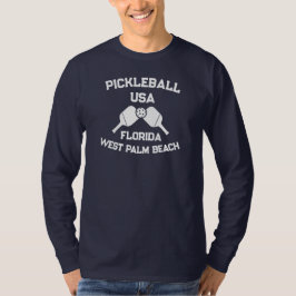 Pickleball Paddle Ball West Palm Beach Verenigde S T-shirt