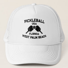 Pickleball Paddle Ball West Palm Beach Verenigde S Trucker Pet