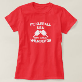 Pickleball Paddle Ball Wilmington NC Verenigde Sta T-shirt