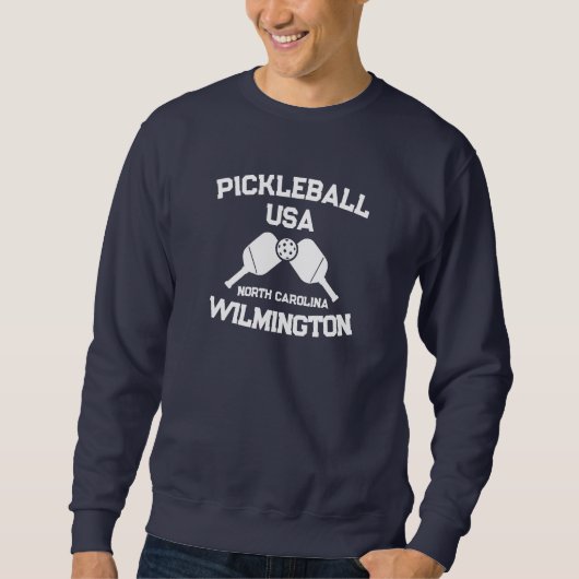 Pickleball Paddle Ball Wilmington NC Verenigde Sta Trui (Voorkant)