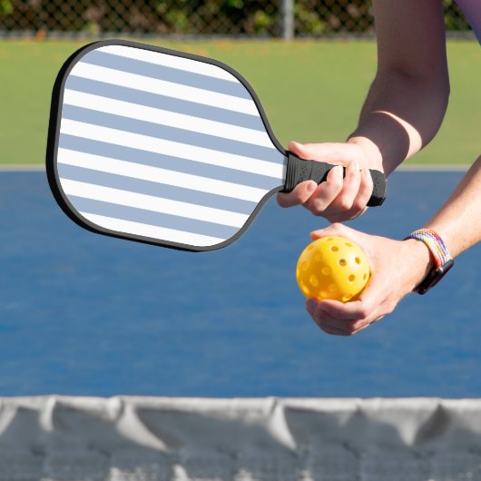 Pickleball Paddle Blauw & Witte Streep (Insitu)