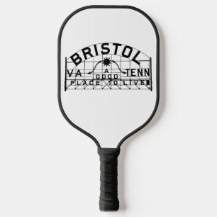Pickleball Paddle Bristol Sign. 2-side design