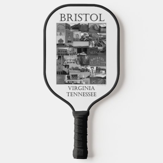 Pickleball Paddle Bristol VA TN 2-zijdig ontwerp (Achterkant)