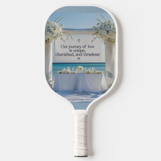 Pickleball Paddle-Bruidale Pickleball Paddle (Voorkant)