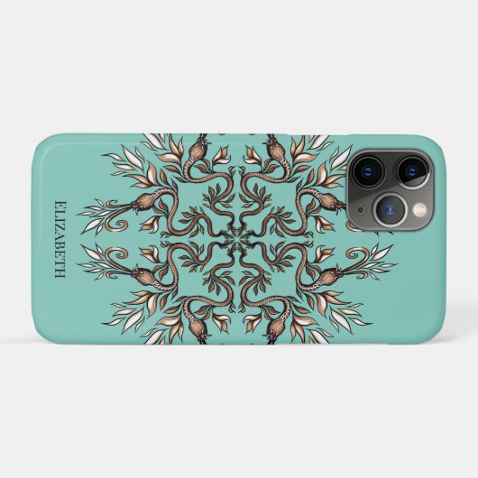 Pickleball-paddle Case-Mate iPhone Case (Achterkant (horizontaal))