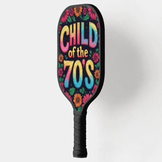 Pickleball Paddle Child Of The 70's - Custom Art (Links)