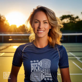 Pickleball & Paddle Classic Design T-shirt