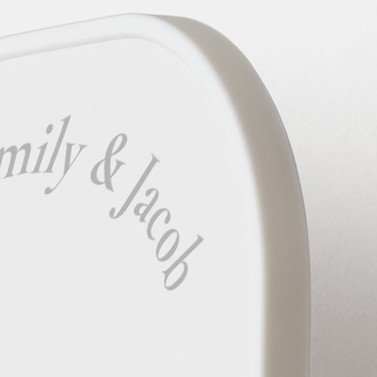 Pickleball Paddle Classic tropisch palmblad (Links Detail)