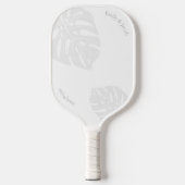 Pickleball Paddle Classic tropisch palmblad (Voorkant)