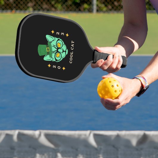 Pickleball Paddle Cool Cat (Insitu)