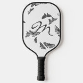 Pickleball Paddle CUSTOM INITIAAL EN KOLIBRIE (Achterkant)