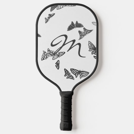 Pickleball Paddle CUSTOM INITIAAL EN KOLIBRIE (Achterkant)