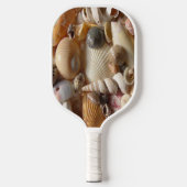 Pickleball Paddle Cute Beach House Shells (Voorkant)