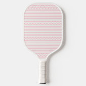 Pickleball Paddle CuteChampion Stripe Pink & White (Achterkant)
