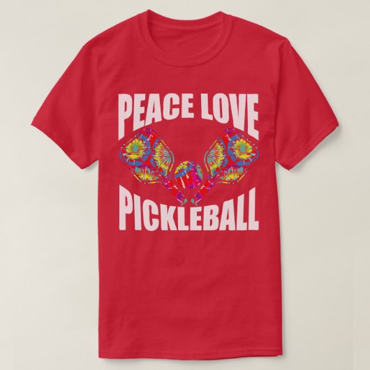 Pickleball Paddle Design 1 T-shirt (Design voorkant)
