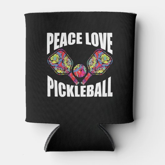 Pickleball Paddle Design Blikjeskoeler (Voorkant)