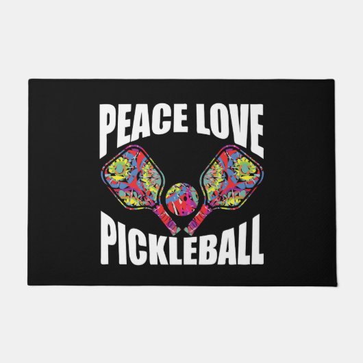 Pickleball Paddle Design Deurmat (Voorkant)