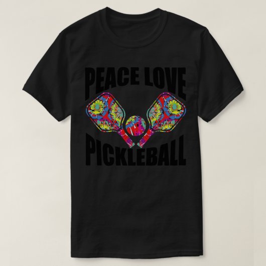 Pickleball Paddle Design T-shirt (Design voorkant)