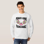 Pickleball Paddle Design T-shirt (Voorkant volledig)