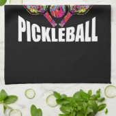 Pickleball Paddle Design Theedoek (Gevouwen)