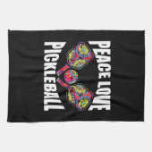 Pickleball Paddle Design Theedoek (Horizontaal)