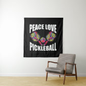 Pickleball Paddle Design Wandkleed (In situ)