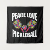 Pickleball Paddle Design Wandkleed (Voorkant)