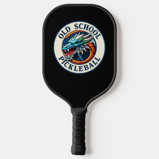 Pickleball Paddle -Dragon X Old School Pickleball (Achterkant)