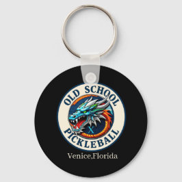 Pickleball Paddle -Dragon X Old School Pickleball  Sleutelhanger