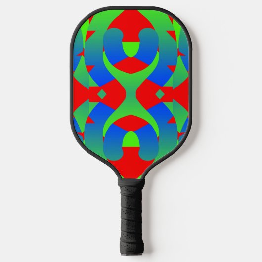 Pickleball Paddle, een klassiek veelkleurig ontwer Paddle (Voorkant)