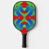 Pickleball Paddle, een klassiek veelkleurig ontwer Paddle (Achterkant)