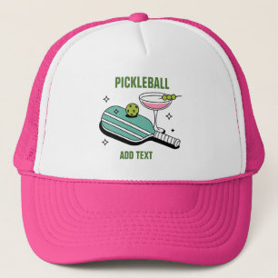 Pickleball Paddle en Cocktail Trucker Pet